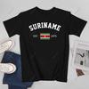 Unisex Unisex SURINAME EST1975 Independence Day Tshirt Tees T Shirts WoUnisex Boys 100 Cotton TShirt