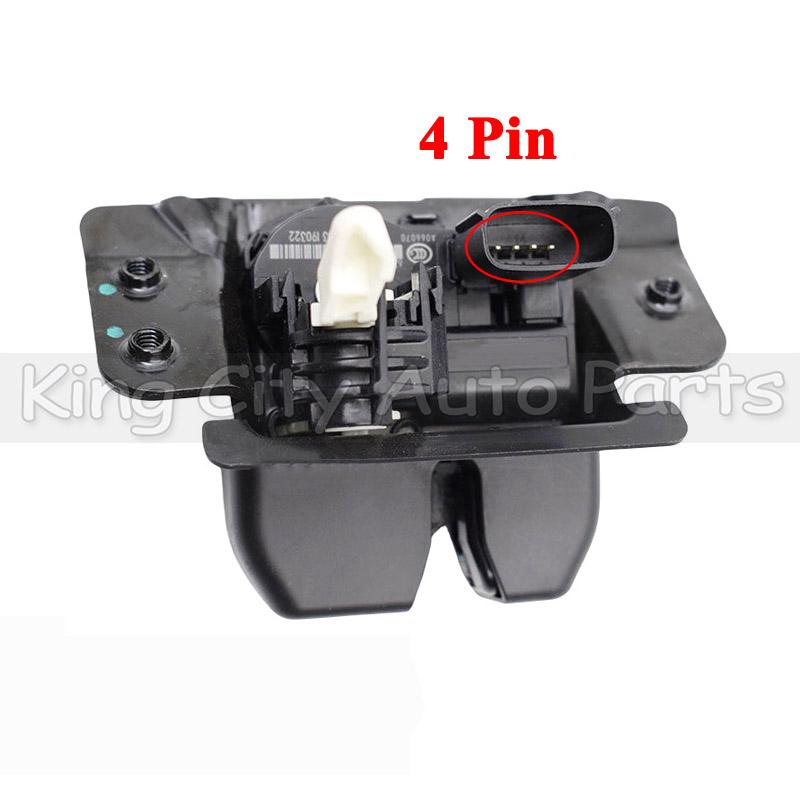 CAPQX Car Rear Trunk Lock Block For WM Weltmeister EX5 Luggage Tailgate Door Lock Latch Tail Door Lock Switch 4 Pin