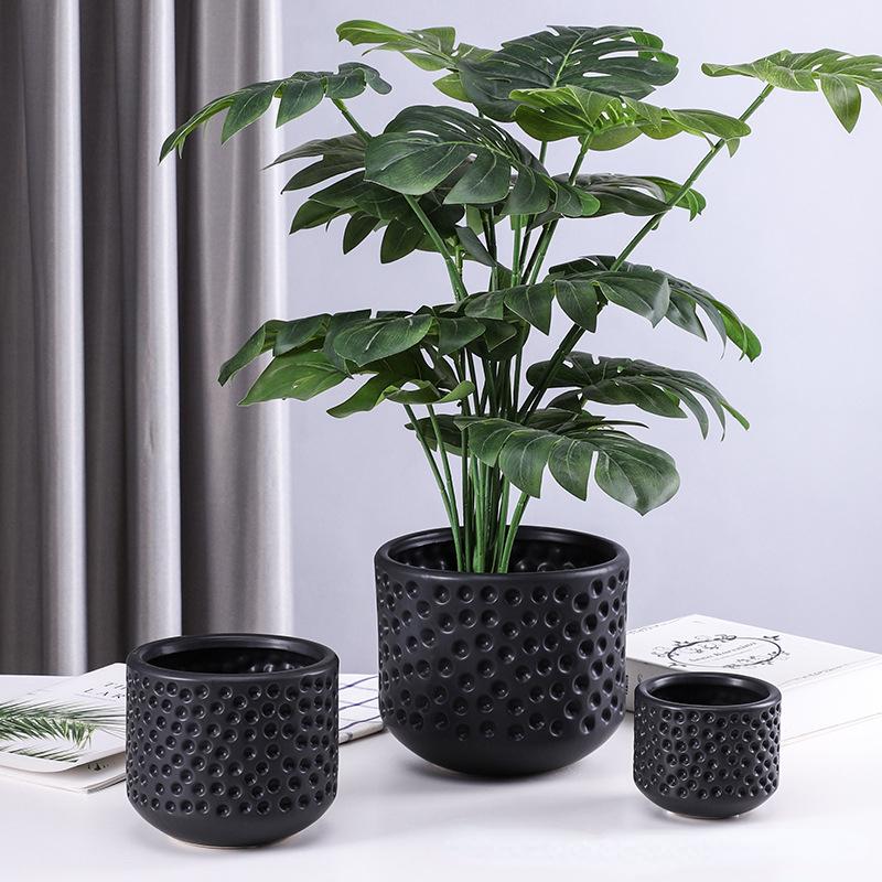 Zlatý keramický květináč Sukulentní květináč Květináč Váza Terárium Květináče Balkonové dekorace Plantas Accesorios Domácí dekorace