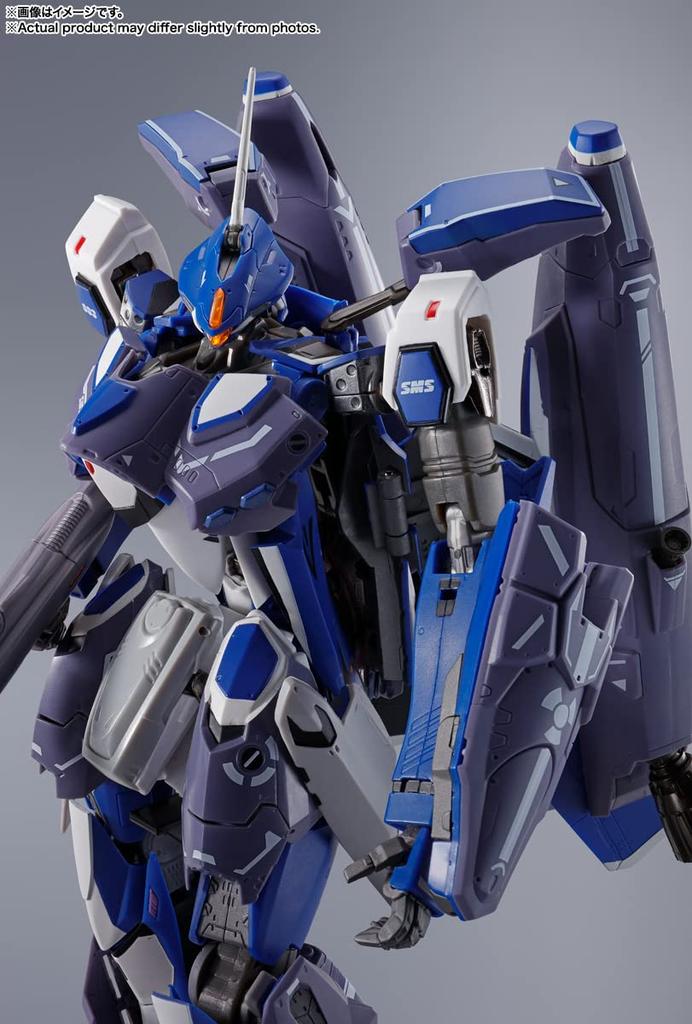 TAMASHII NATIONS DX Chogokin Macross F Super Messiah Valkyrie Revival 300mm ABS PVC Painted Movable Figure VF-25G (Michael Blanc's Unit) Ver. Approx.