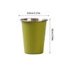 4pcs Stainless Steels Drinking Cups Outdoor Travel Cups 350ml Coffees Milk Beer Mug Stackable Camping Cup Enduring