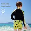 ASK JUNIOR Boys' Two-Piece Long Sleeve Swimsuit