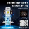 12V Universal Motors Headlight Fog Light LED Bulb-H7 Socket-V16 Direct Plug Integrated 16 LED 6500K White