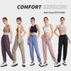 Women's Quick-Dry Wide-Leg Yoga Pants with Pockets - High-Waisted & Slimming