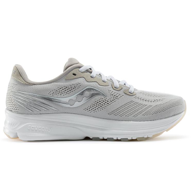 Saucony Ride Yutu 14 Cushioning Anti-Slip Wear-Resistant Breathability Low-Top Training Running Shoes Men's Khaki Gray S20650-15(M)