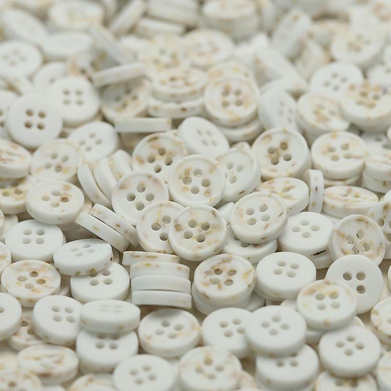 

5 шт. Цветочные белые пуговицы цифровые четыре глаза тонкие пуговицы края вязаный кардиган рукав воротник пуговицы рубашка повседневная летняя и осенняя одежда пряжка 1 #[W2097 #Four-eye floral white]