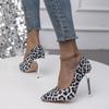 2026 Women's Shoes Shallow Women's High Heels Hot Sale Leopard Print Party Pumps Women Sexy Pointed Toe Heels Women