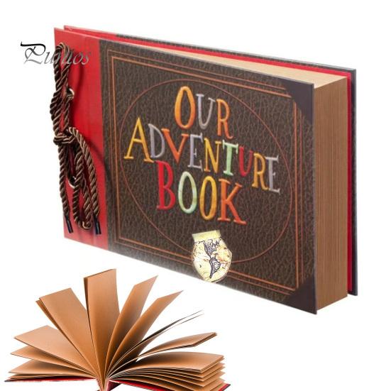Unique Handcraft Story Notebook DIY Photo Album, Scrapbook Hardcover Paper Memory Book for Handmade Keepsake Weddings Anniversaries Baby Family