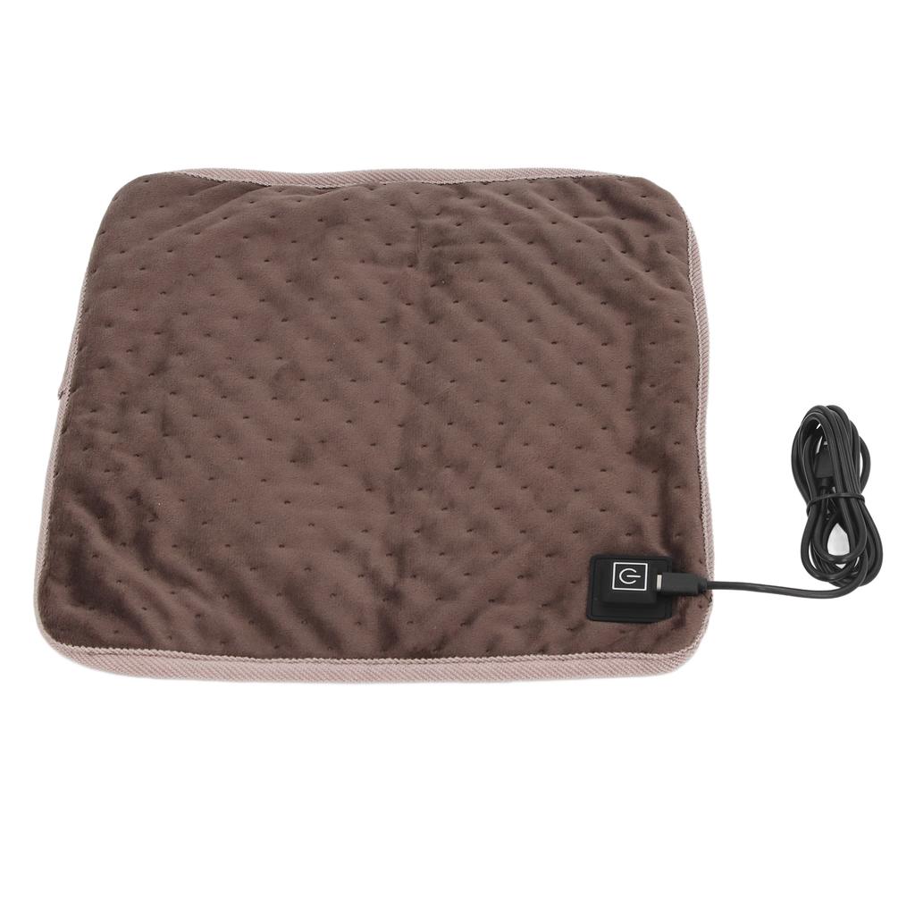 Heated Blanket Electric Throw USB 5W Soft Synthetic Fiber 3 Gear Electric Heating Blanket with 5ft
