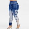 Women Printed Yoga Fitness Leggings Running Gym Stretch Sports Pants Trousers