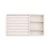 Vassoio Espositore Porta Gioielli in Velluto Cassetto Portaoggetti Porta Gioielli per Anelli Orecchini Collana Bracciale Organizer in Morbido Velluto