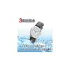 Crepha Analog Quartz Watch Black 18mm Leather Band Water Resistant Men's Simple Design