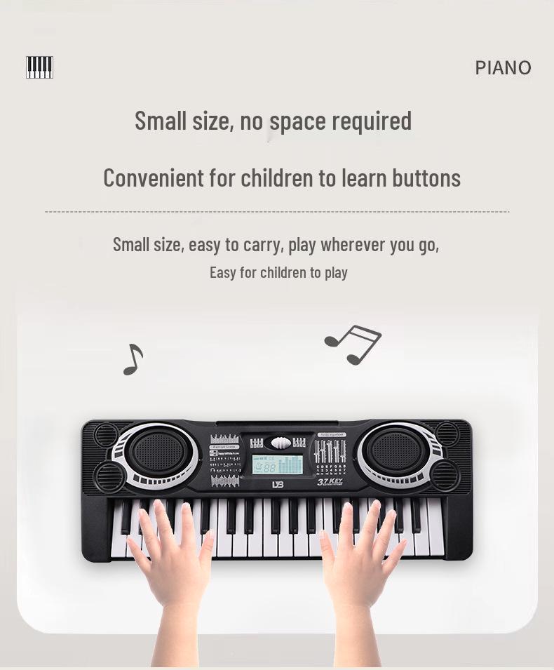 37-Key Multifunctional Electronic Children's Keyboard Piano Toy