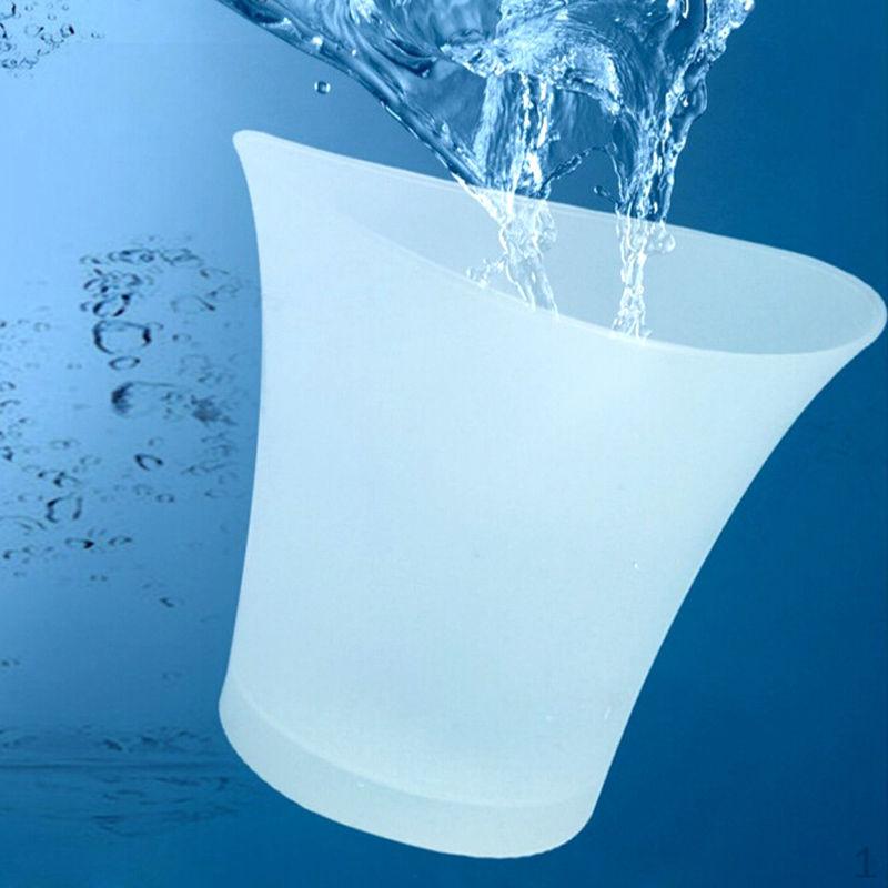 LED Ice Bucket Champagne Wine Beer Cooler KTV 5L Multi