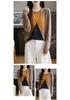 2024 Women's Diamond Pattern Wool Knit Sweater - Round Neck Base Layer for Autumn & Winter