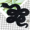 1Pcs Black Snake Embroidery Applique Patch Patches Clothing DIY Repair Apparel Accessories