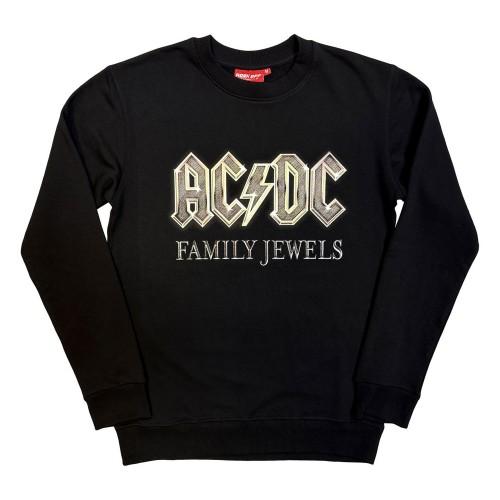 AC/DC Unisex Adult Family Jewels Back Print Sweatshirt