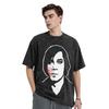 Washed T Shirts Anton Chigurh No Country for Old Men Hip Hop T-Shirts High Street Streetwear Summer Tops Tee Shirt Men Women