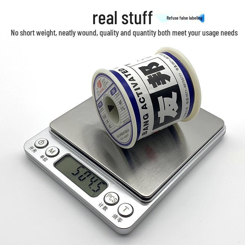 Hilo de Soldadura Electrónico Sn60Pb, Diámetro 0.8 mm y 1.0 mm, Estaño de Alta Pureza