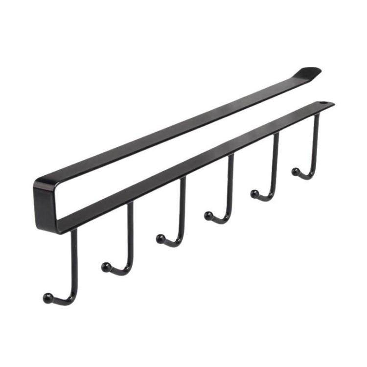 Iron Art Adhesive Under-Cabinet Storage Hook Rack