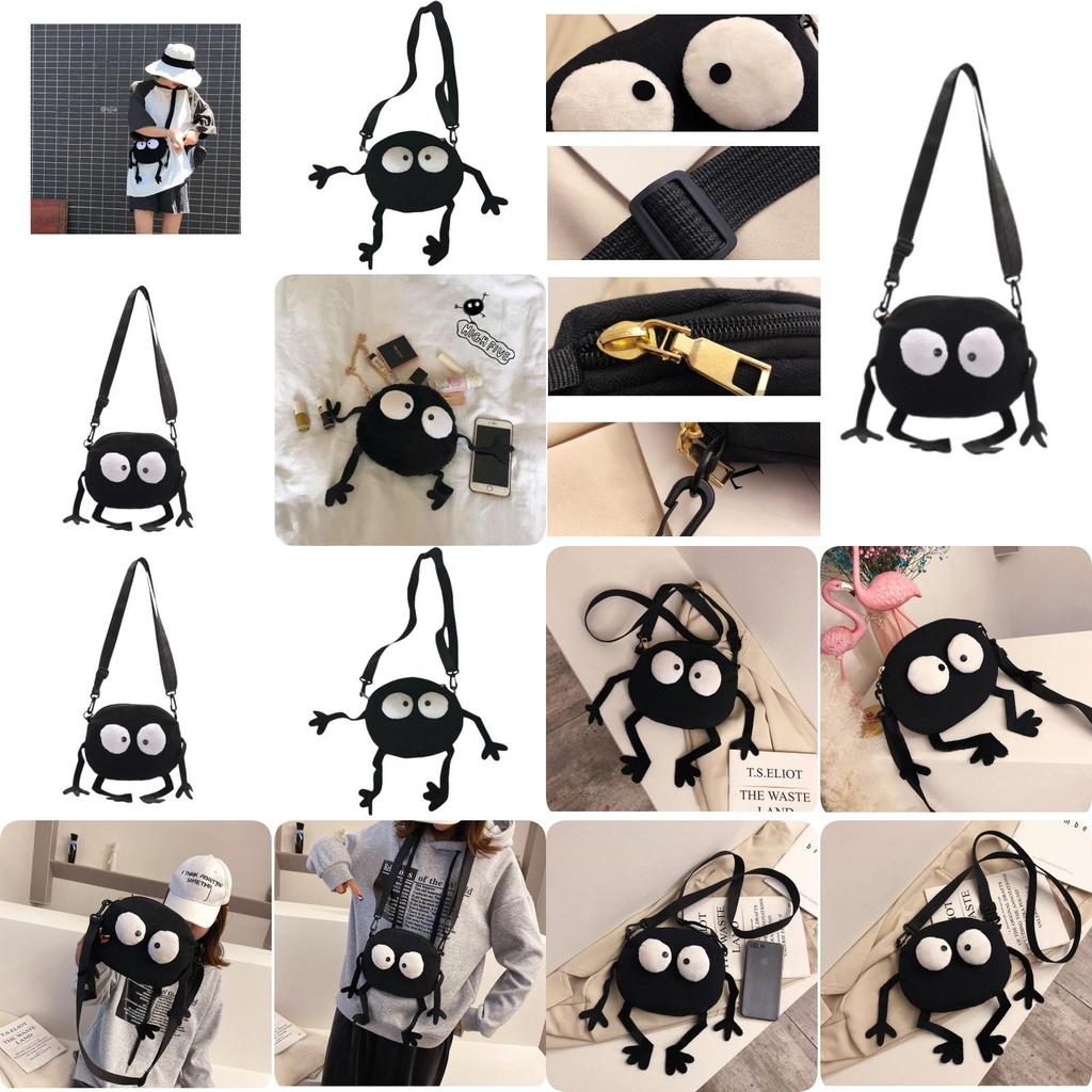 2020 New Style Funny Canvas Mini Bag For Women, Cute Shoulder Crossbody Round Bag