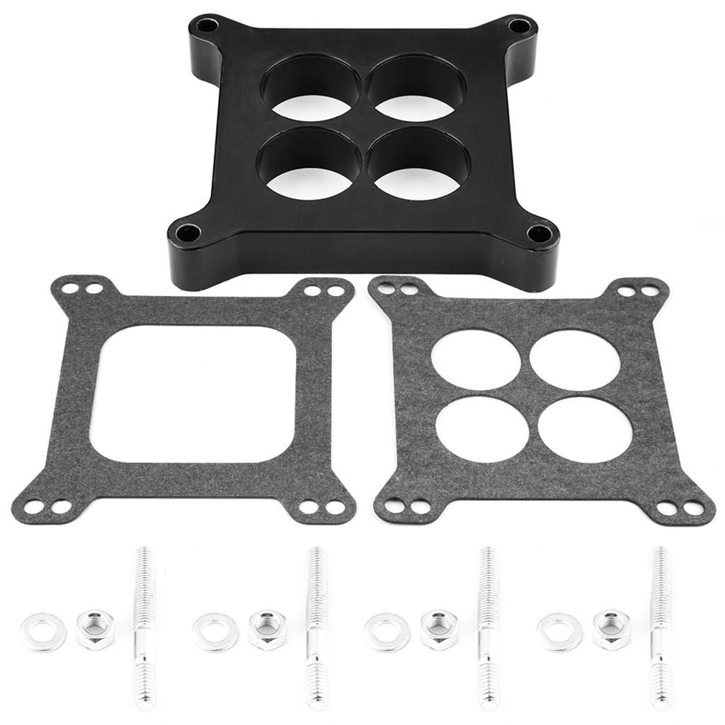 1 Ported Phenolic Carburetor Spacer 4bbl SBC BBC BB Fits for Holley SB Chevy