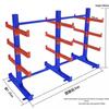 RSRDDY Double-Sided Cantilever Rack