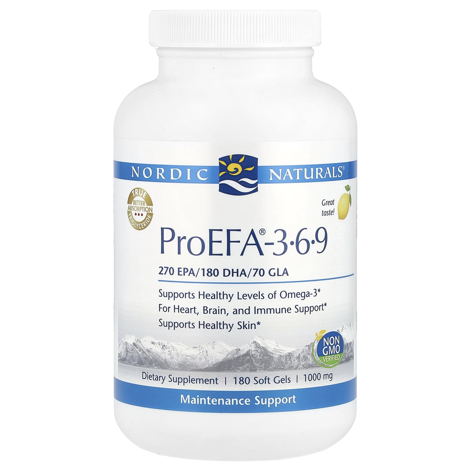 

Proefa® - 3-6-9, Lemon, 180 Softgels