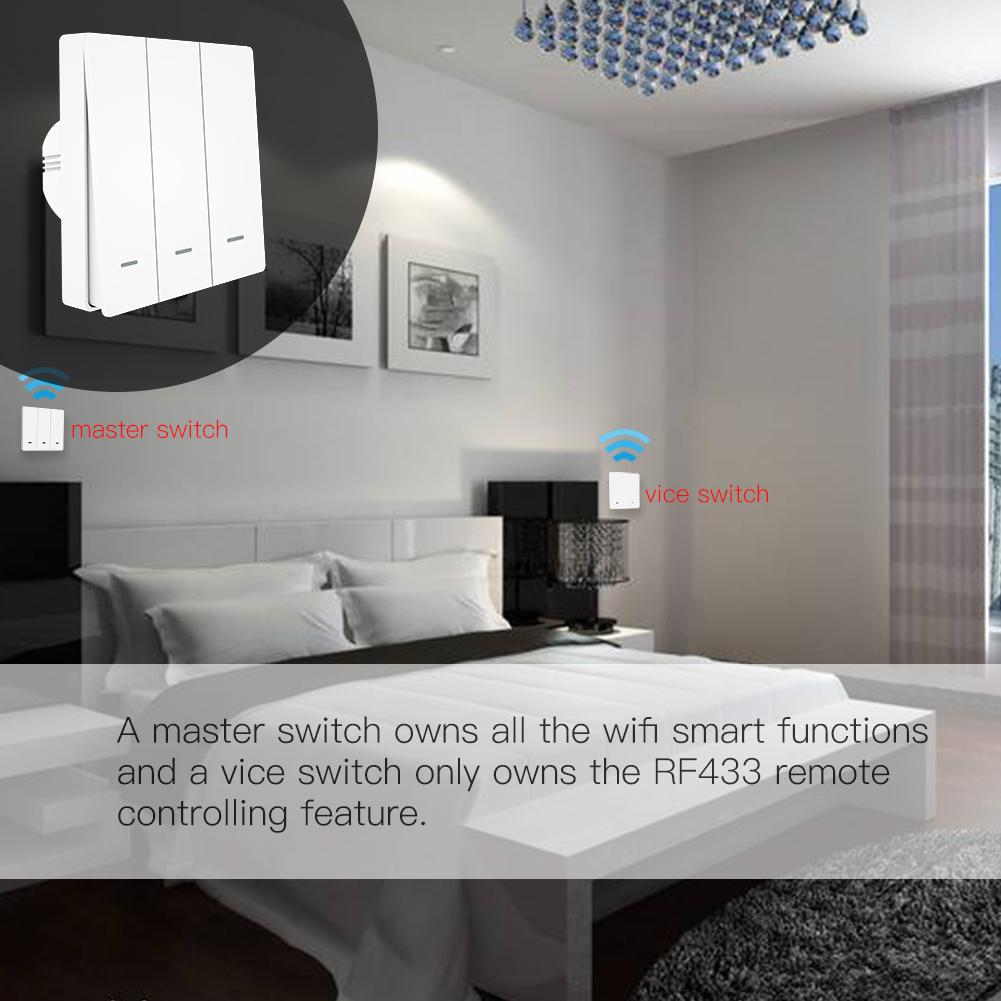 China Supplier Electric Wall Switch for Home Automation Smart Light Switch with Smart Life Mobile APP Control Function