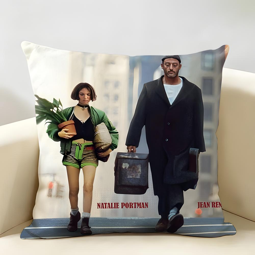 LLeon PPoster Classic Film Cushion Cover Natural Linen Organic Fabric DoubleSided Printing Room Sofa Decor Pillow Case