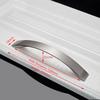 NAIERDI Aluminum Alloy Furniture Handle Brushed Silver Kitchen Door Handles Cabinet Handles Drawer Knobs Wardrobe Drawer Pulls