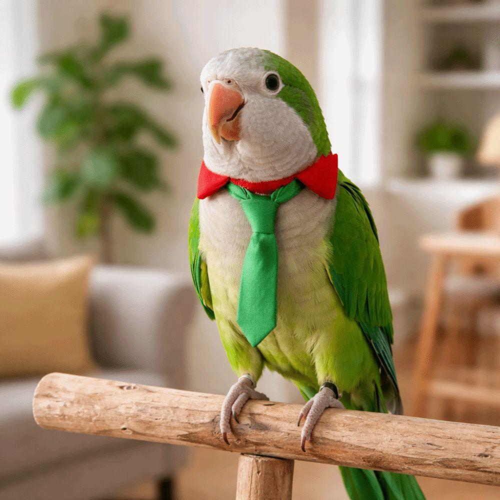 Lightweight Parrot Necktie Adjustable Pet Bird Tie Little Bird Costume  Pet Decoration