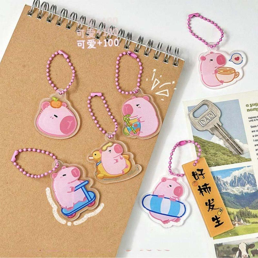Capybara Capibara Bag Hanging Acrylic Kapibara Pendant  Backpack Decor