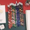 30Pcs Cartoon Christmas Pencil Set With Rubber Creative Pencil Christmas Study Writing Draw School Stationery Supplies Gifts