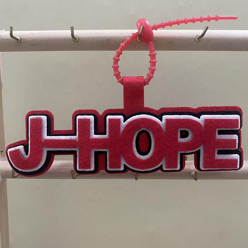 8pcs BTS Bags & Luggage Charms, Celebrity Merchandise, Clothing Decorations, Fan Support Products