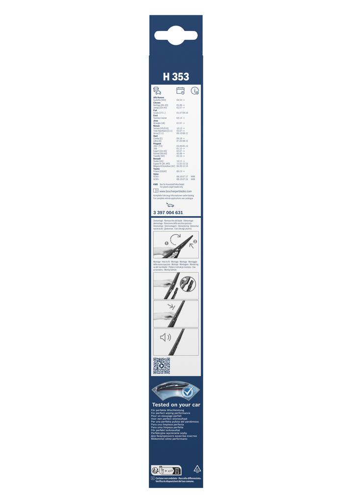 Wiper Blade - Rear Twin 350mm H353