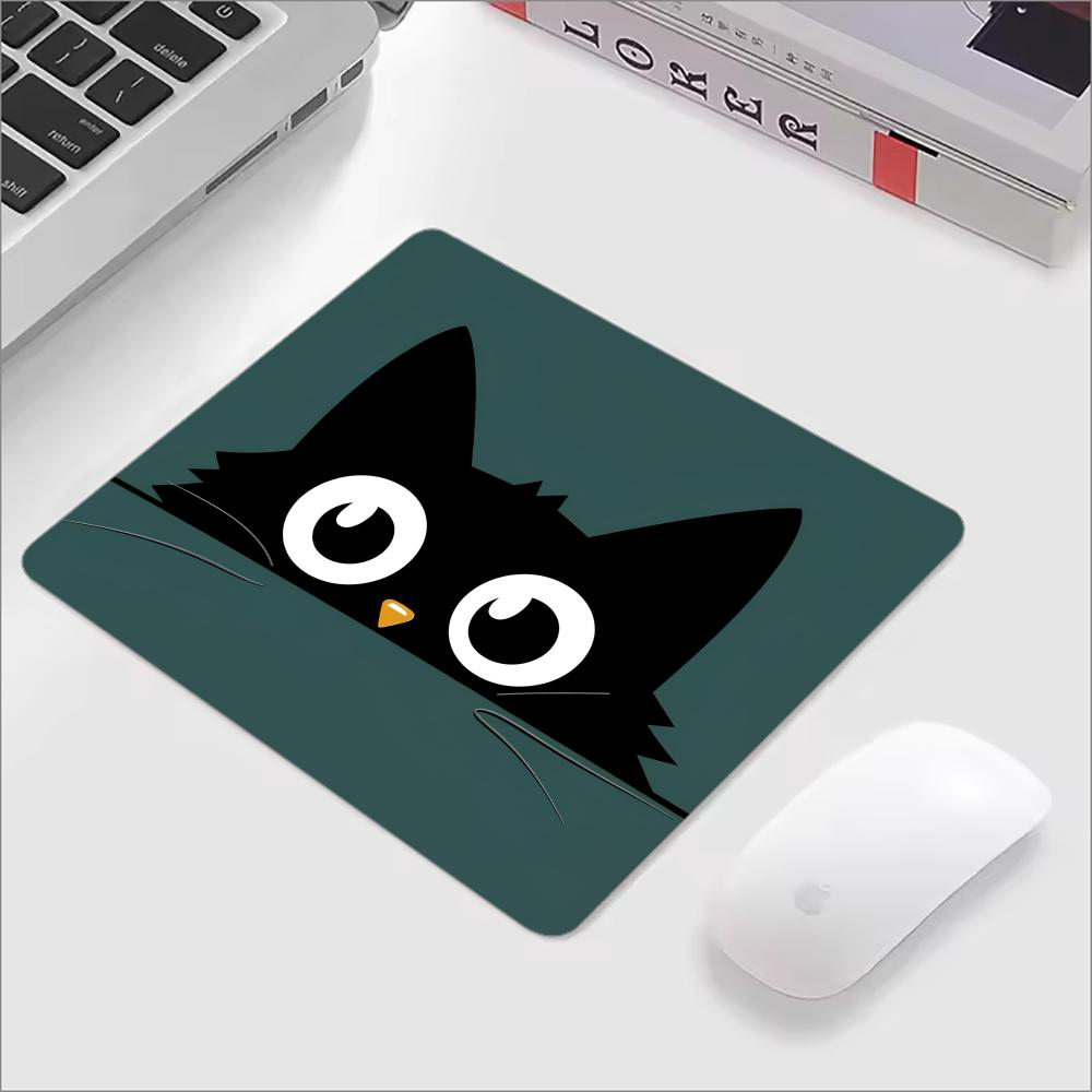 Cute Cartoon Cat Mouse Pad Square Rubber Anti-slip Mousepads HD Computer Office Game Table Mats Small Decor Desk Pads 450*400MM
