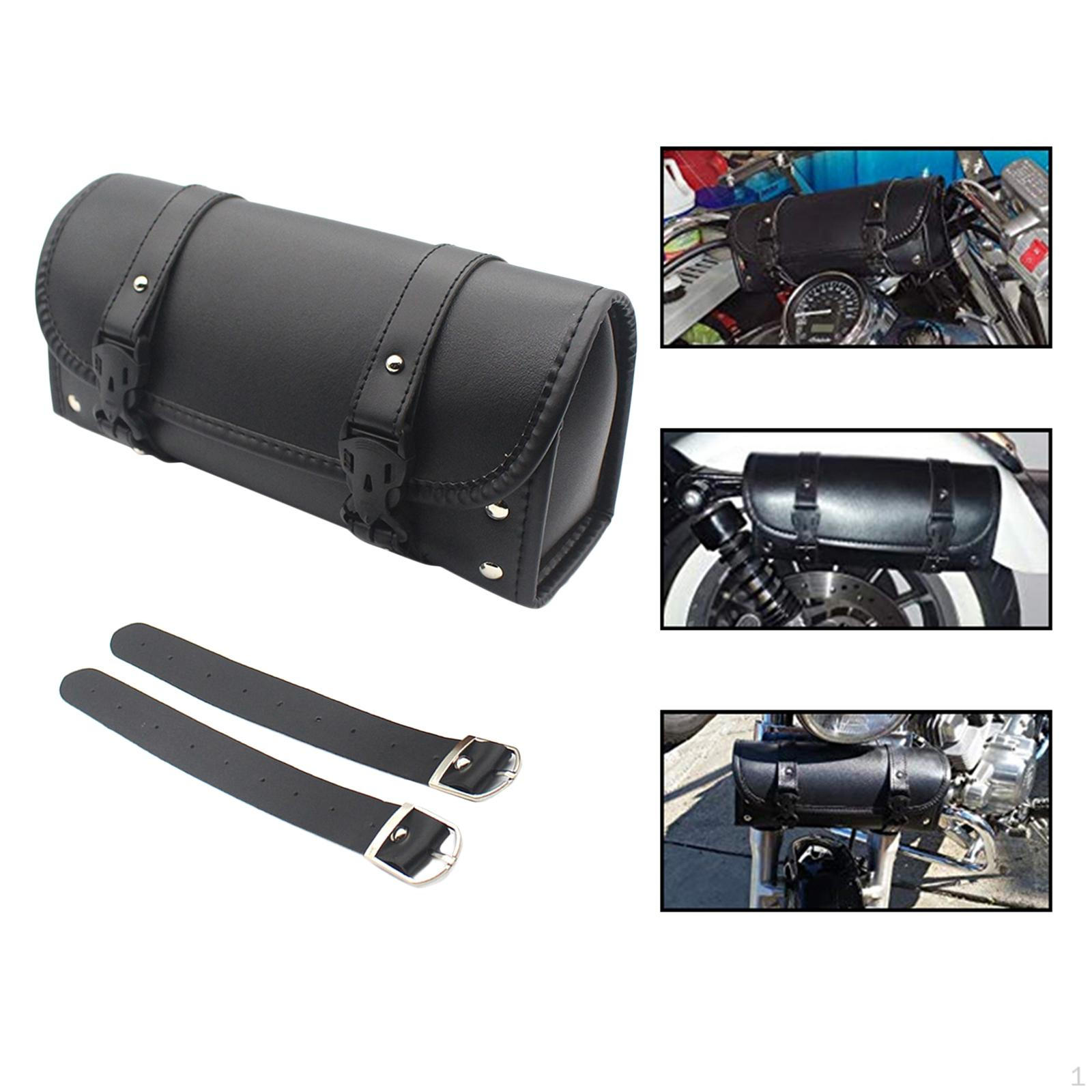 Motorcycle Saddlebags PU Leather Saddle Bags Waterproof s Storage Luggage Universal