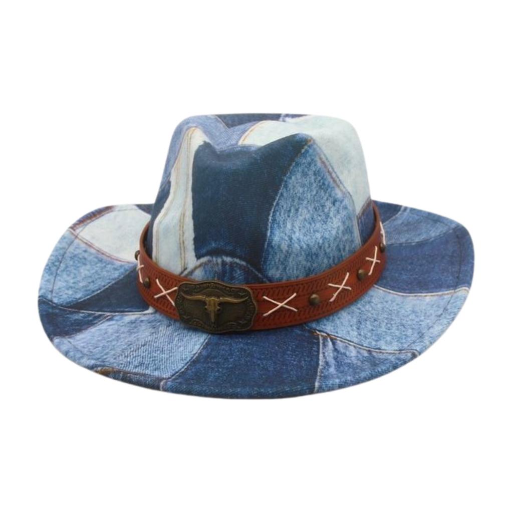 Retro And Old Bull Head Jazz Hat Spring And Summereuropean, American And Western Cowboy Hat Four Seasons Sunshade Mountaineering Outing