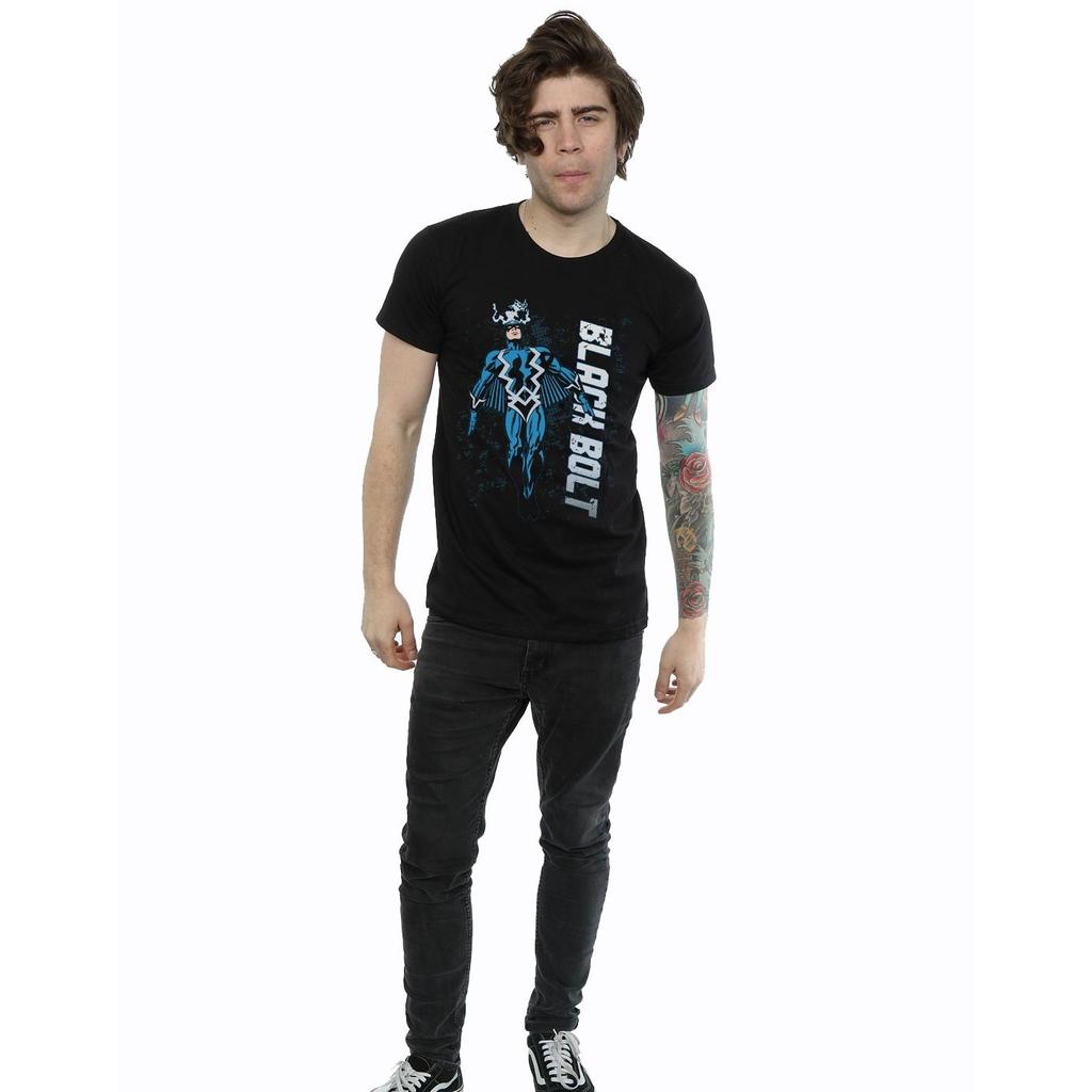 Marvel Mens Black Bolt T-Shirt