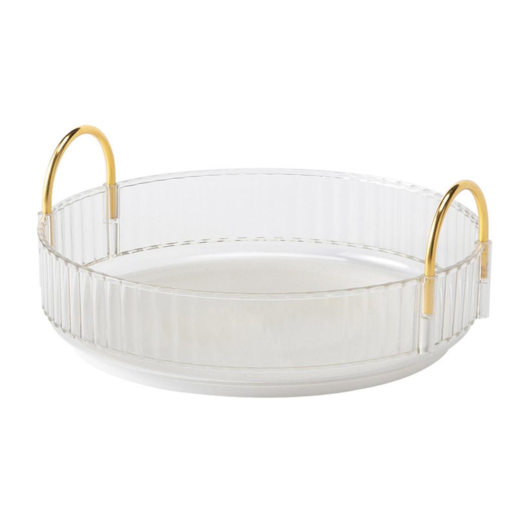 Rotating Single Layer Storage Rack Kitchen Organizer Lazy Susan Turntable Multifunctional Rotatable Shelf for Countertop and Cabinet Use