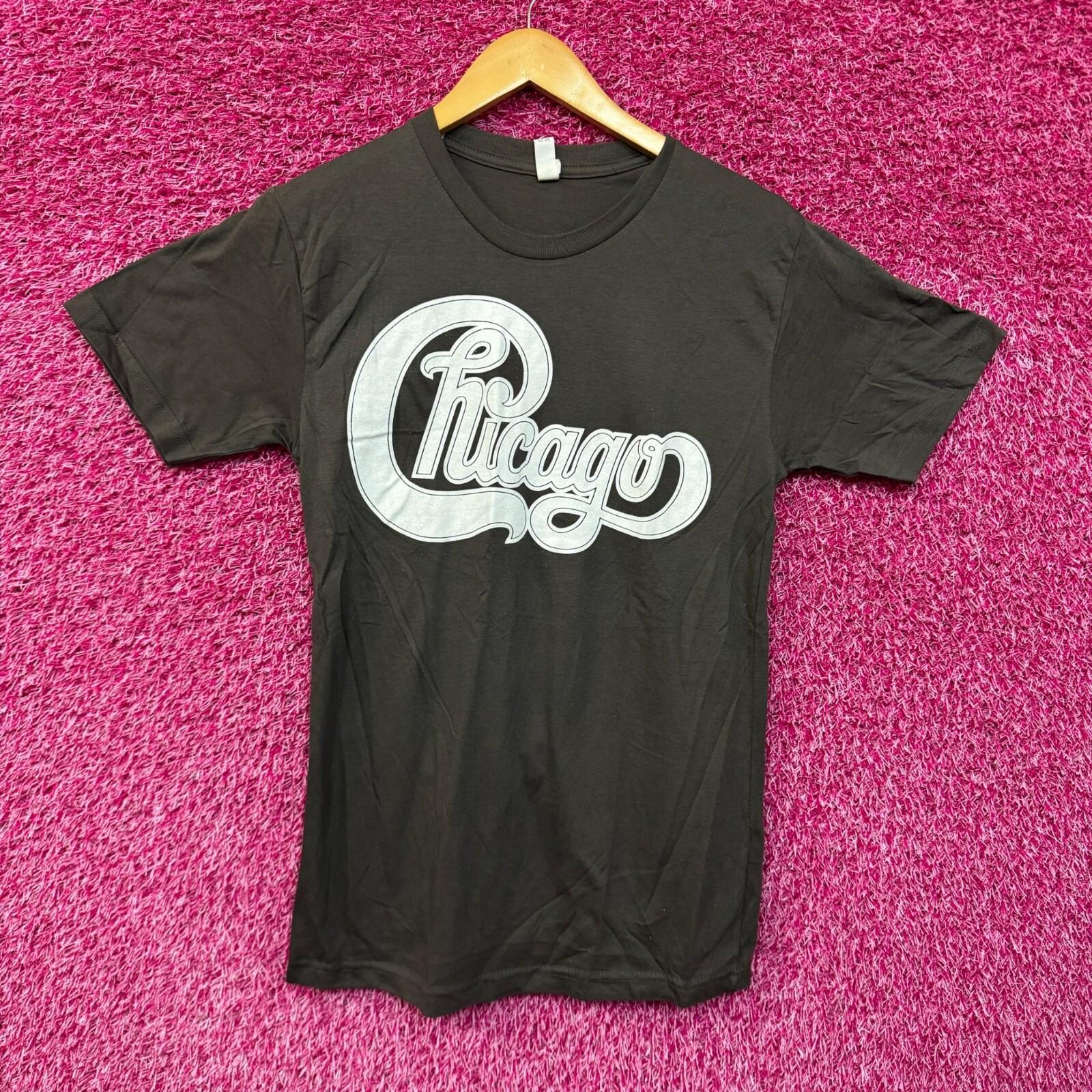 Chicago Spell-Out Logo 2023 US Tour Dates Soft Rock Tee small XXXL