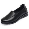 All Match Breathable Comfortable Shallow Mouth Genuine Leather Shoes Fall Black Loafers Women Flats Shoes