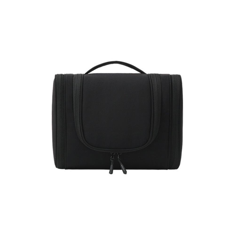 Three Zipper Hanging Toiletry Bag Large Capacity Make Up Bags Multi-functional Cosmetic Bag Travel чёрный