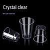 NHZHIW 200ml Transparent Disposable Rigid Cup