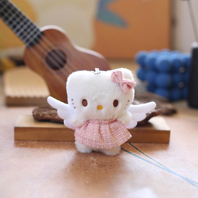 Cute Kitten Pendant Plush Toy Keychain