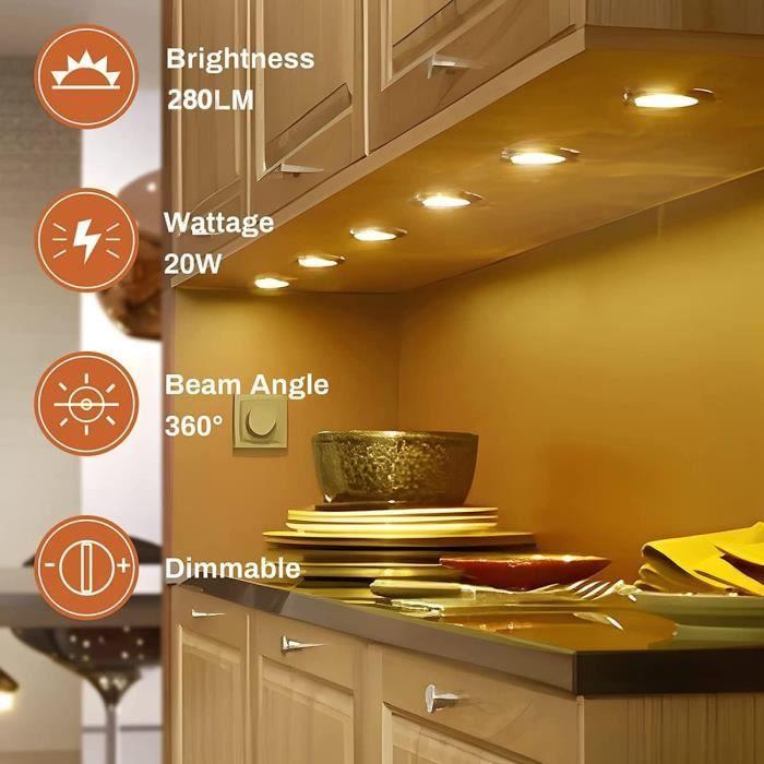 Ampoules Halogènes G4 - 10 pièces - 20W - 2800K - Durée de vie 2000h