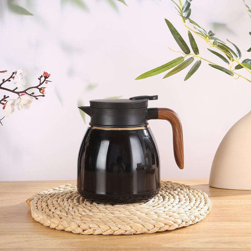 High Appearance Level Stainless Steel Vacuum Pot Large Capacity Household Tea Pot Tea Separation Handle Insulation Pot