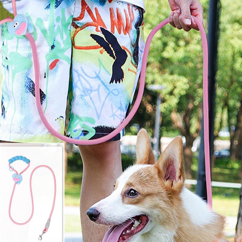 Haustierleine Kleine Hunde Seil Wurstmund Design Kein Ziehen Kausicher Geschirr Für Training Und Sport Wandern Radfahren Reisen Und Draußen