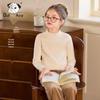 CHANZUIGOU Girls' Half-High Collar Knit Sweater